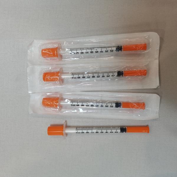 Buy cheap 1ml Insulin Injection Syringe With Fixed Needle Concentric 100 Units Or 40 Units from wholesalers