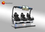 Immersive Experience 3 Seats 9d Vr Simulator For Shopping Center / India Virtual