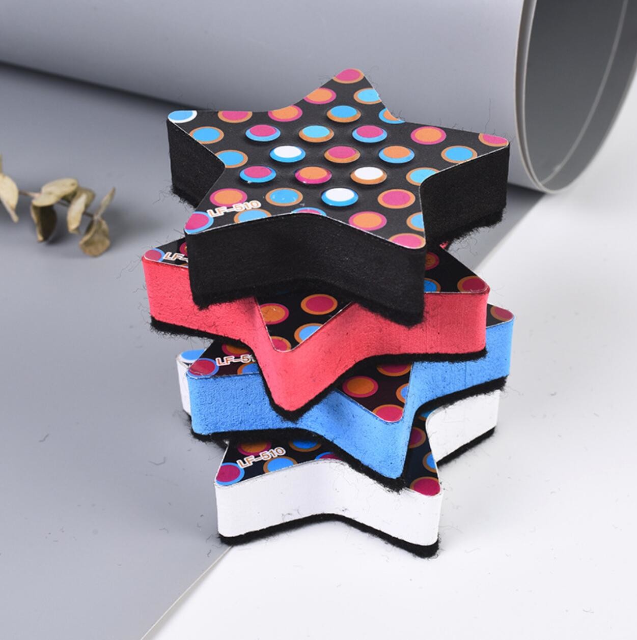 Personalized Mini Magnetic Dry Eraser For Whiteboard Star Shape