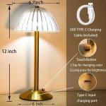 Dimmable Led Table Lamp Crystal Pumpkin Shaped 5v 3w 3000k/4500k/6000k
