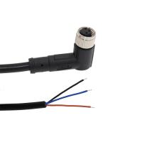 Buy cheap IP67 waterproof right angled M8 overmolded cable assemblies with 3 core, 3 product
