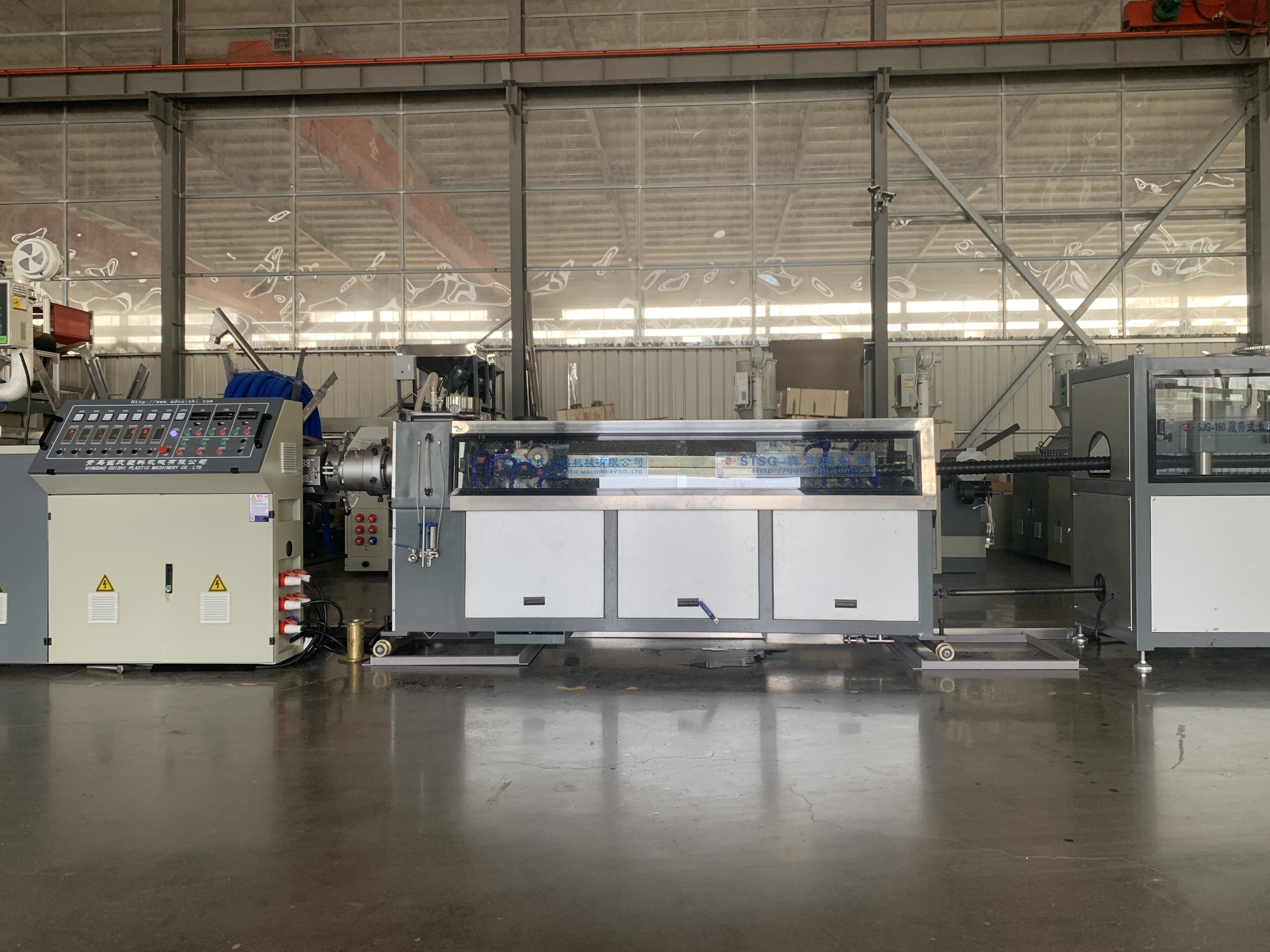 Fully Automatic PE Carbon Spiral Reinforced Pipe Production Line Equipment for Strong and Resilient Pipes
