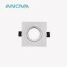 Buy cheap Commercial Square Recessed Spotlight Frame with 20° Tilt and Rotating Housing from wholesalers