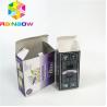Buy cheap Purple flat recyclable wax coating paper kraft corrugated paper box flute cardboard mailer box food grade coffee tea pac from wholesalers