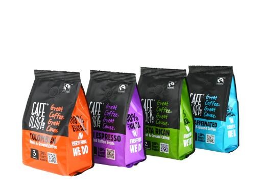 Resealable Flat Bottom Custom Printed Aluminium Foil Lined Plastic Bag Food Packaging With Zipper