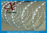 Modern Security Barbed Wire Fence , Stainless Steel Razor Wire