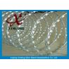 Buy cheap Security Fencing Cross Razor Barbed Wire / Stainless Steel Razor Combat Wire from wholesalers