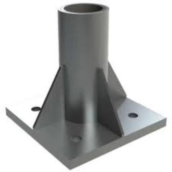 Buy cheap Energy-saving Custom Made Stainless Steel Floor Mount Base Plate at Reasonable Prices from wholesalers