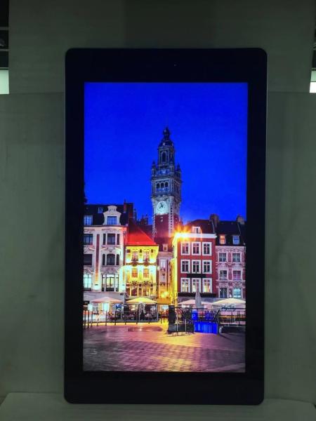 Quality 86 Inch Outdoor LCD Digital Signage Sunlight Readable LCD Advertising Display for sale