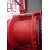 Buy cheap 12Ton 16Ton Tower Crane Winch Alloy Steel High Power Red Color from wholesalers