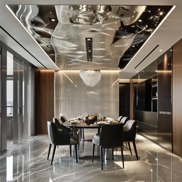 Silver Gold Stainless Steel Perforated Metal Sheet External Wall Panel Aluminum