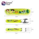 Factory Direct Customized logo stainless steel cute cartoon plastic PS handle