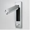 Buy cheap Hotel flat 2.1A 5V USB reading light flexible bedside wall lamp hotel bed headboard study bed wall light bedroom from wholesalers