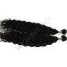 Buy cheap Black Brazilian Remy Deep Wave Human Hair Extensions 5A 12''- 32'' from wholesalers
