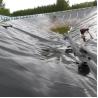 Buy cheap Custom Black 1mm HDPE Geomembrane Waterproof Pond Liner for Aquafarm 50m-100m Length from wholesalers