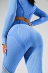 Plus Size Sports Wear Clothing Seamless Activewear Set Long Sleeved