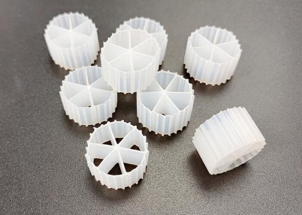 Buy cheap White Color FDA Safty HDPE Material Moving Bed Biofilm Reactor Life Span 15 Years from wholesalers