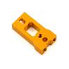 Buy cheap Custom Turning Yellow Gold Anodizing Roughness Ra1.2 CNC Aluminum Parts from wholesalers