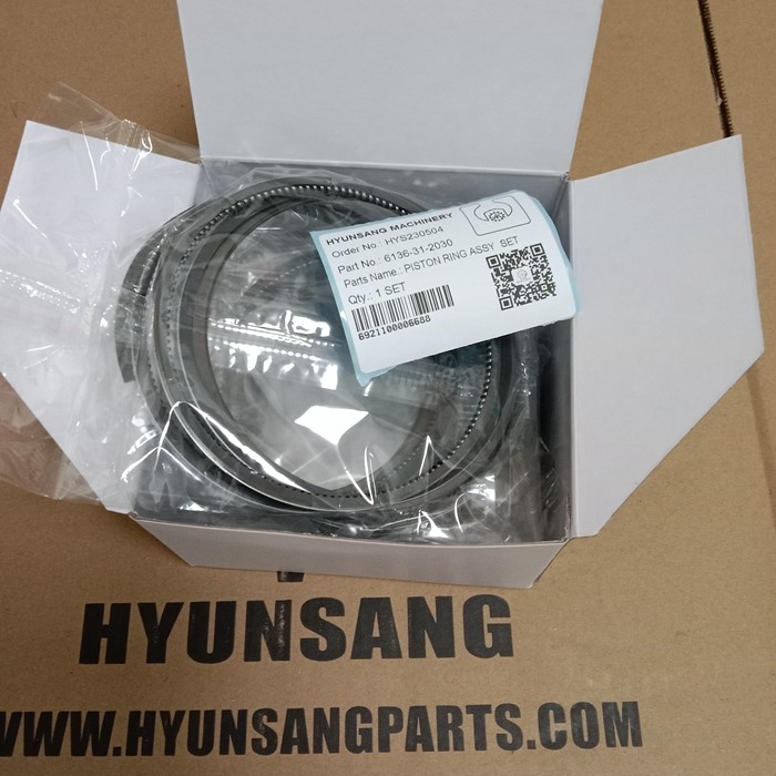 Piston Ring Assy 6136-31-2030 6136312030 6136-31-2031 6136312031 For 6D105