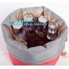 Buy cheap waterproof big container cylinder cosmetic make up bag with 3 mini bags, cosmetic bag, make up bag, bagplastics bagease from wholesalers