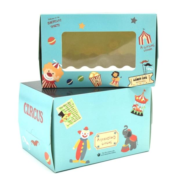 Food Packaging Paperboard Box Eco Friendly Cake Box Bakery Food CMYK/Pantone