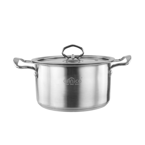 Caterers Set of Cooking Pots Non Stick Stainless Steel Cookware for Kitchen