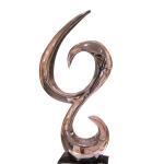 Outdoor Garden Stainless Steel Abstract Sculpture / Metal Garden Sculptures For
