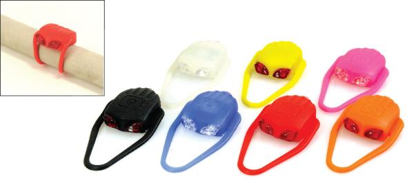 Buy cheap Durable Silicone LED Bike Lights For Bicycle Riding Rigid Material Colored from wholesalers