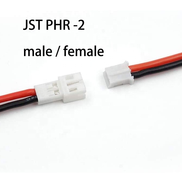 Male Female 2 pin JST PH 2.0 Pitch 2.0mm Connector Wire Harness Cable