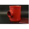 Buy cheap Military Ship Piping System Grooved Tee Fittings 362 PSI End Pressure Rating from wholesalers