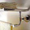 Buy cheap Multifunction Stainless Steel Bathroom Racks Wall Mount Polished Satin Nickel Towel Bar from wholesalers