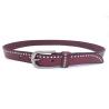 Buy cheap 2.8cm Red Women's Fashion Studded Leather Belt With Antique Silver Buckle from wholesalers
