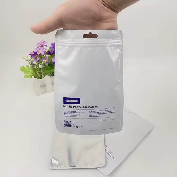 High-Quality Custom WaterProof Mylar Ziplock Bags Mini Three Side Seal Plastic Packaging Bag Aluminium Foil Pouch