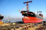 High Pressure Heavy Lifting Airbags , Black Boat Lift Airbags