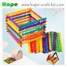 Buy cheap Natural color multi-colored wooden craft popsile sticks Tongue depressor for hobbies and children DIY handcrafted work from wholesalers