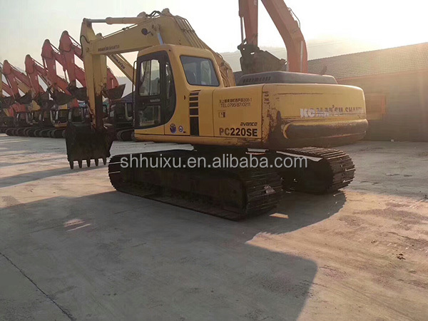 Komatsu Used Komatsu PC220-6 crawler excavator perfect performance with good quality PC220 Komatsu Excavator