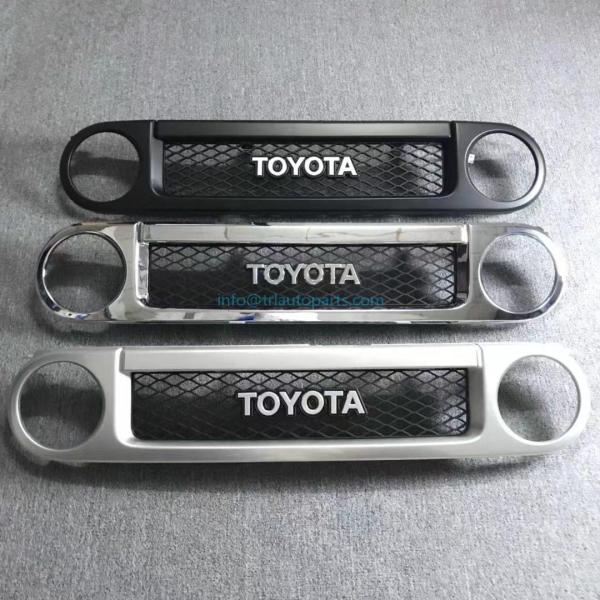 Buy cheap 5310160150 Toyota Land Cruise FJ73 Black ABS Front Grille For 2008-2012 Customize Style from wholesalers