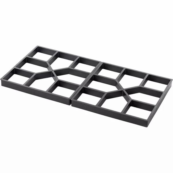 Custom Decorative Black/Red Stamp Concrete Block Mould For Plastic Paver/Cement