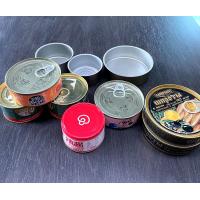 Buy cheap 200 Gram Round Tinplate Packaging Can Packed With Beef / Fish / Food Grade Inner product