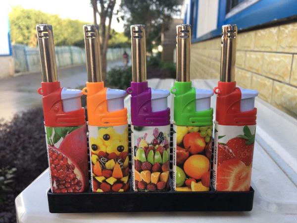 Plastic Colorful Electric Candle Lighter Kitchen BBQ Lighter Fire Lighter From