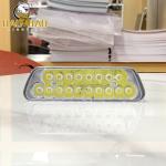 Aluminum Mini Driving Light White Yellow Dual Color halo Round Headlight for