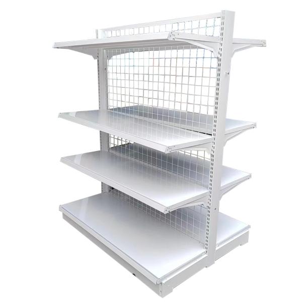 Buy cheap Customized Professional Design Double-sided Rack Gondola Display Shelving Supermarket Shelf Gondola from wholesalers