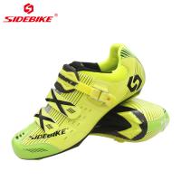Buy cheap Anti Skid Fluorescent Cycling Shoes , Road Bike Riding Shoes Low Wind Resistance product