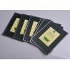 Buy cheap Personalized full color printing adhesive paper silver stamping green tea packaging label sheet from wholesalers