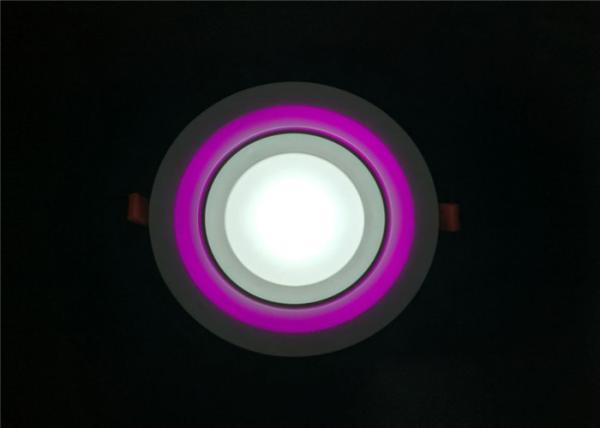 Buy cheap 2835 SMD Coloured LED Downlights Recessed Bottom Emitting Round White + Pink from wholesalers