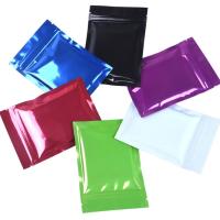Buy cheap Smell Proof 50mic Aluminum Mylar Bags Small 3 Sides Sealed Laminated product
