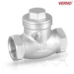 1 Inch 200WOG NPT CF8M Stainless Steel Swing Check Valve Low Pressure Thread End