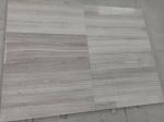 Modern Marble Bathroom Floor Tile , Wood Grain Natural Stone Shower Tile