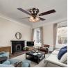 Buy cheap 100lm/w 120V 48 Inch Ceiling Fan Light Four Blade Ceiling Fan With Light from wholesalers