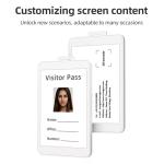 Electronic badge nfc electronic label e-ink paper smart card office electronic